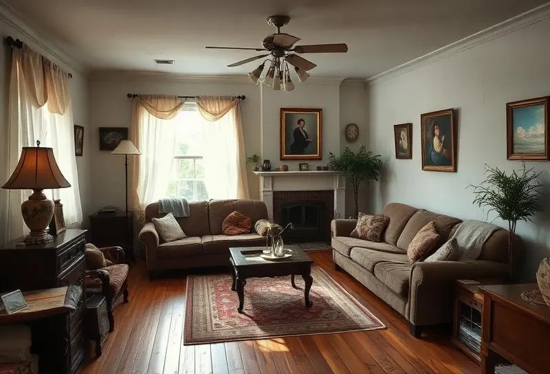 Room before virtual renovation